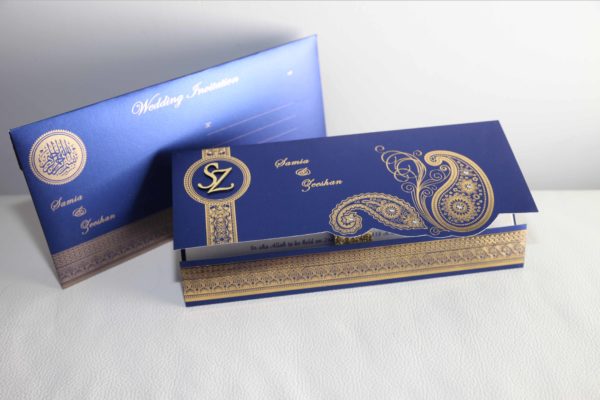 Muslim wedding Cards Blue_05