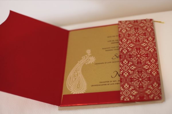 Hindu wedding Cards Red_Card