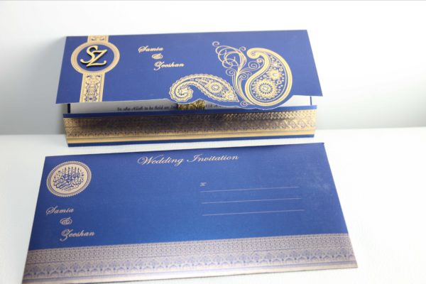 Muslim wedding Cards Blue_04
