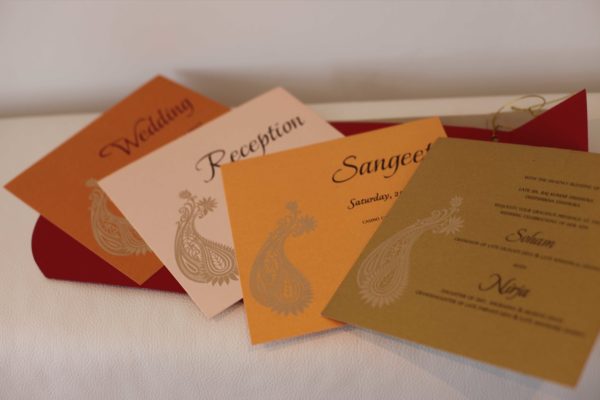 Hindu wedding Cards Red_Inserts
