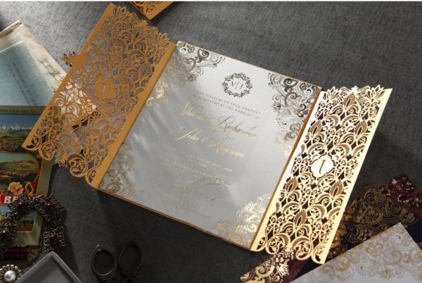 Imperial Glamour wedding invitations