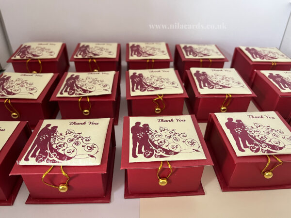 Red RB Favour Box