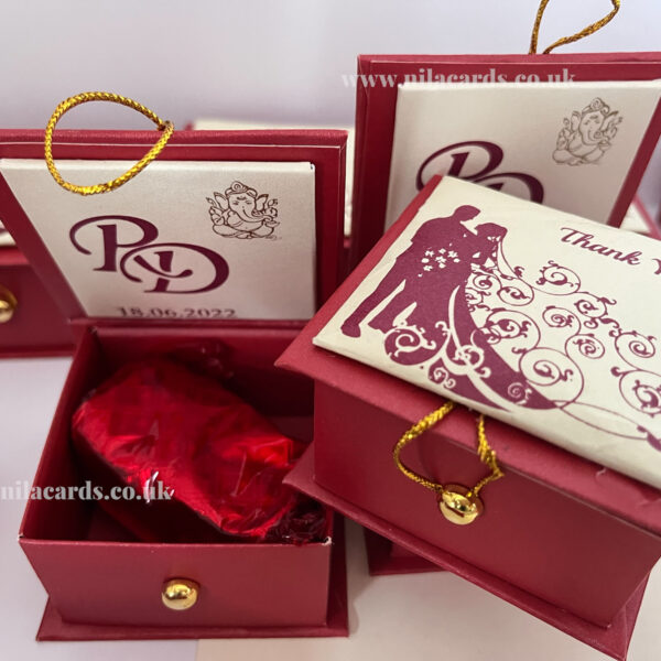 Red RB Favour Box